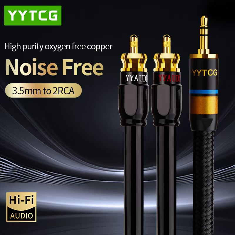 Klipsch Home Cinema - Yytcg rcaケーブルhifiステレオ3.5mm〜2rcaオーディオケーブルフェイクrcaジャック3.5ディスプリッターオーディオ家庭用シアターケーブルrca