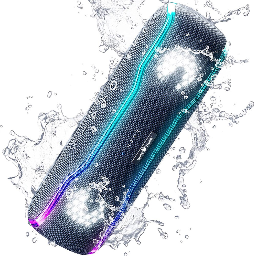 Home Cinema Bose - Wisetigerスピーカー屋外ポータブルipx7防水サウンドボックスbt5.3ラウドスピーカーステレオ25wカラフルライトサラウンドスピーカー