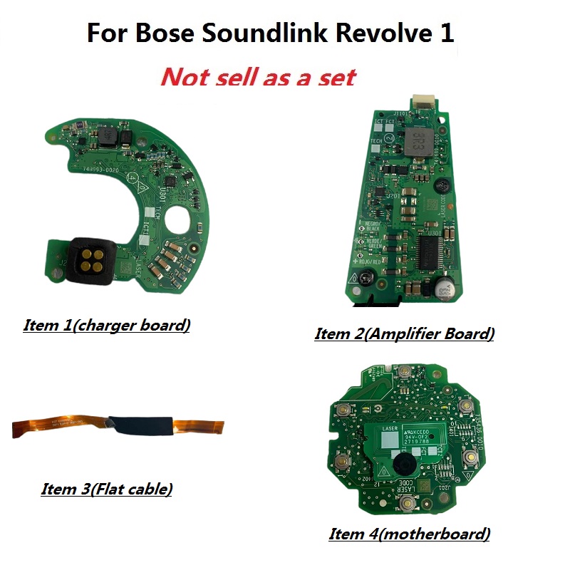 Home Cinema Bose - Bose Soundlink Revolve 1のスペアパーツ,交換用バッテリーボード,PCBマザーボード修理部品