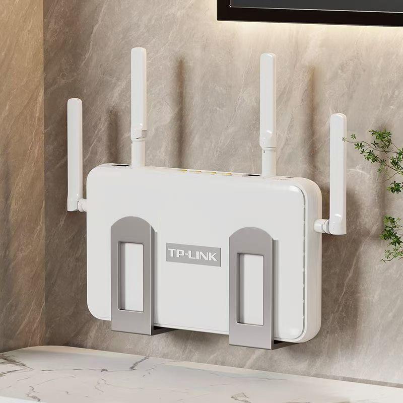 Home Cinema In - 2個入り壁掛けルーター収納ボックス Wifiデバイスサポートブラケットセットトップボックス配置ラック ホームシアターA/V固定具