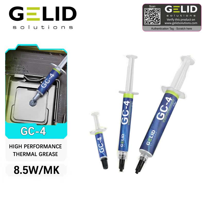 Home Cinema Video Processor - GELID GC-4 シリンジ放熱シリコーン熱プラスト CPU プロセッサビデオ GPU