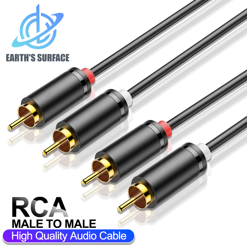 Home Cinema Amplifier - HiFiステレオRCAケーブル 2RCA - RCAオーディオケーブル オス-オス Auxケーブル