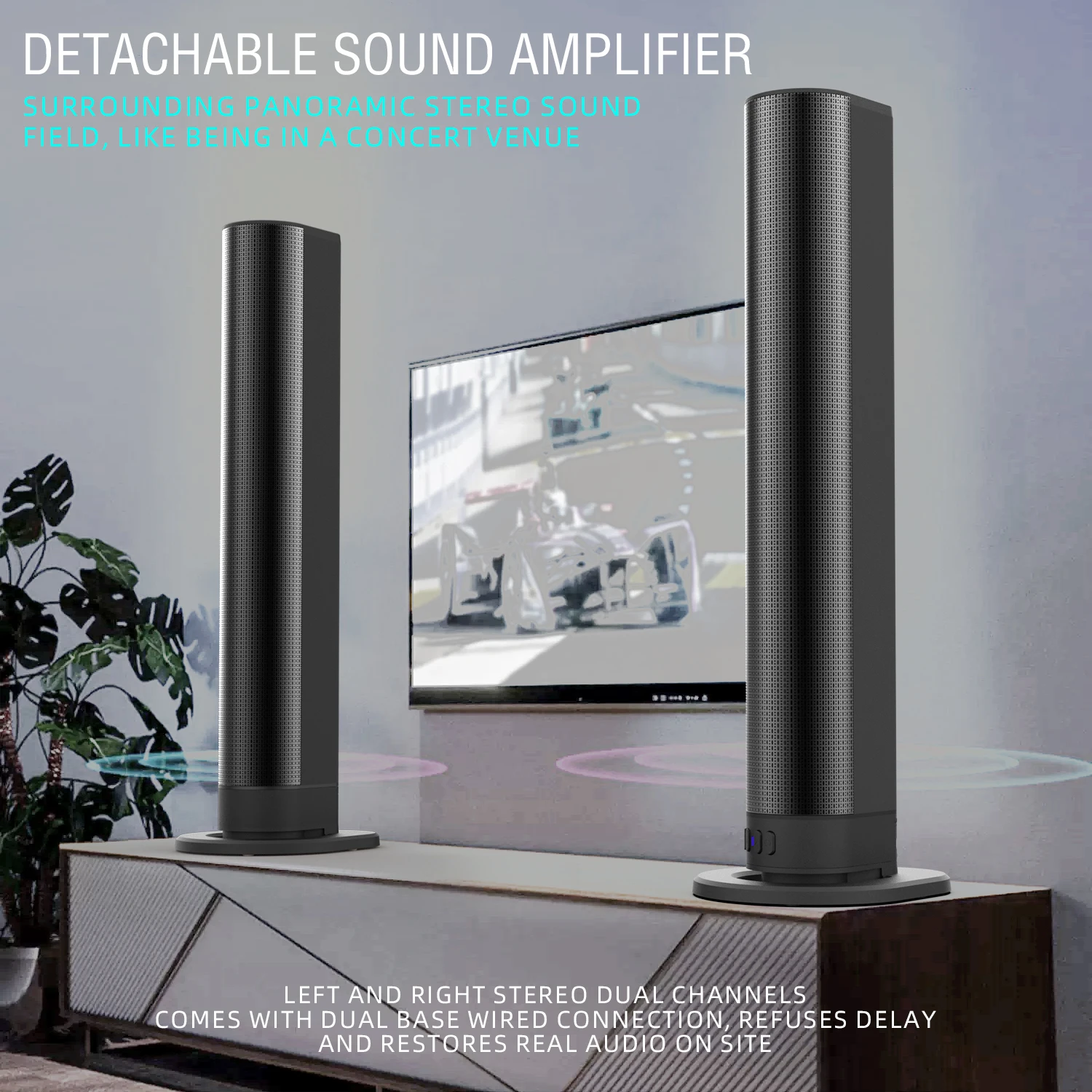 Home Cinema Of Soundbar - FM サウンドバー TV Bluetooth スピーカー HDMI/AUX/BT/OPT