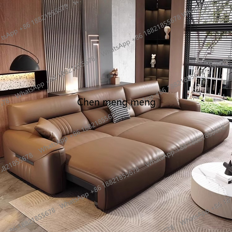 本革リビングルームソファ拡張可能なベッド怠惰なシネマソファデ - Home Cinema Room Design のレビューと価格