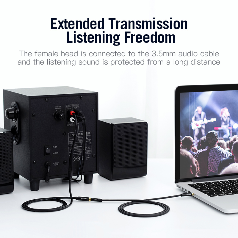 Vention ジャック 3.5mm メス - 2RCA オ - Home Cinema Amplifier のレビューと価格