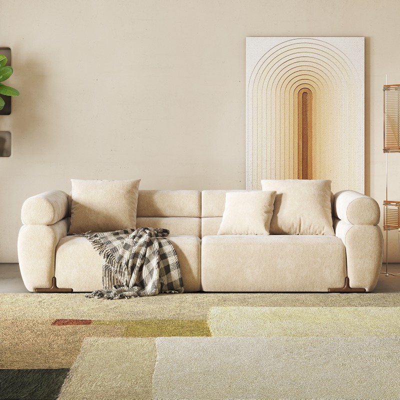 北欧風シネマリビングルームソファ 経済的な大人用リラックスソ - Home Cinema Luxury のレビューと価格