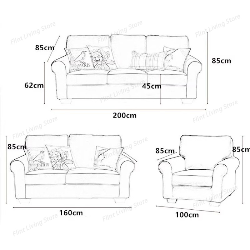 デザイナークッションリビングルームソファ大人用アームレスト快 - Home Cinema Room Design のレビューと価格