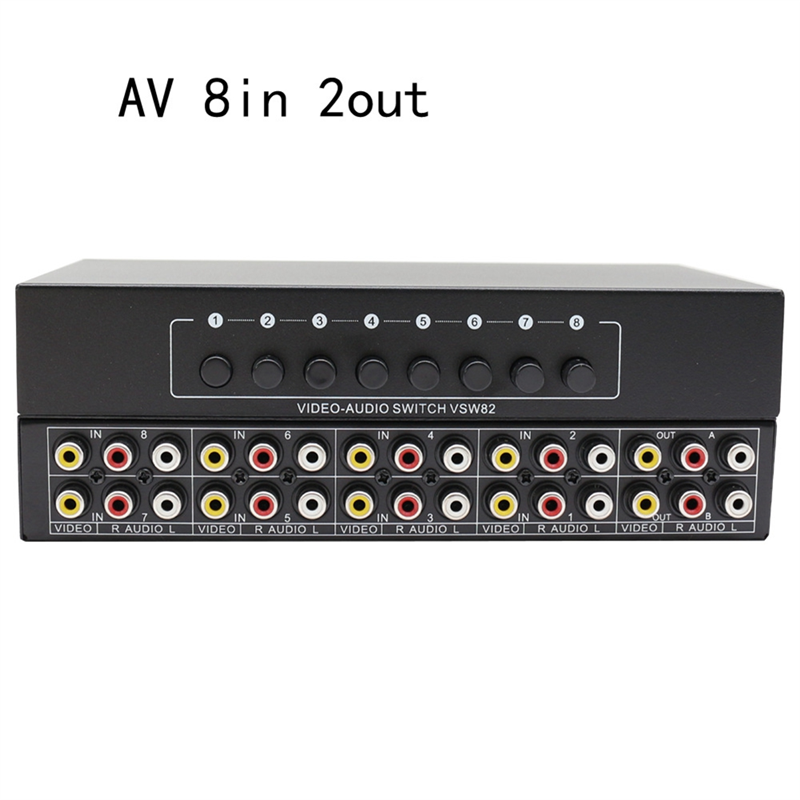 A73E-8 入力 2 出力オーディオビデオスイッチ 8 ウ - Home Cinema Video Processor のレビューと価格