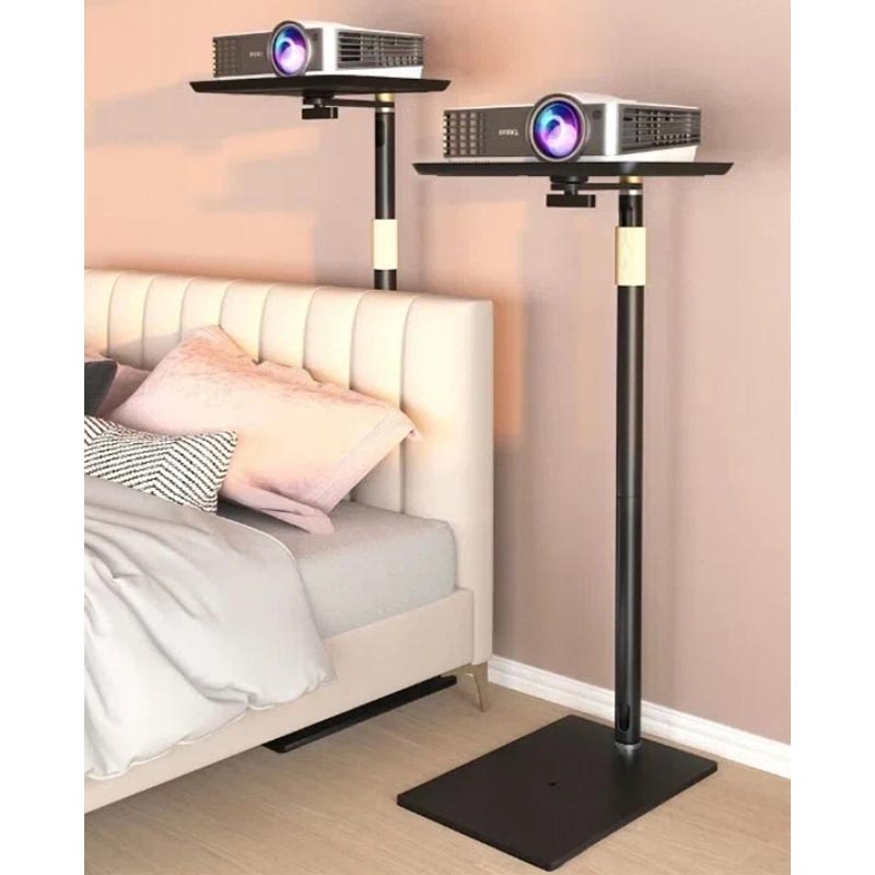 ポータブルプロジェクターフロアスタンド高さ調節可能なプロジェ - Home Cinema In のレビューと価格