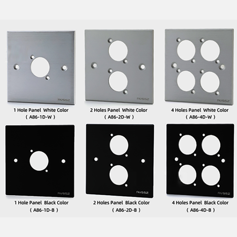 86型アルミ合金製ウォールプレート - 1/2/3/4穴ブラ - Home Cinema Wall Panels のレビューと価格