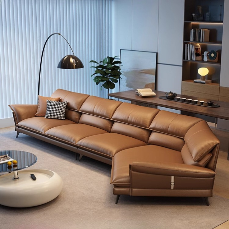 本革高級イタリア製ソファ 北欧モダン シネマ寝室用ソファ レ - Home Cinema Luxury のレビューと価格