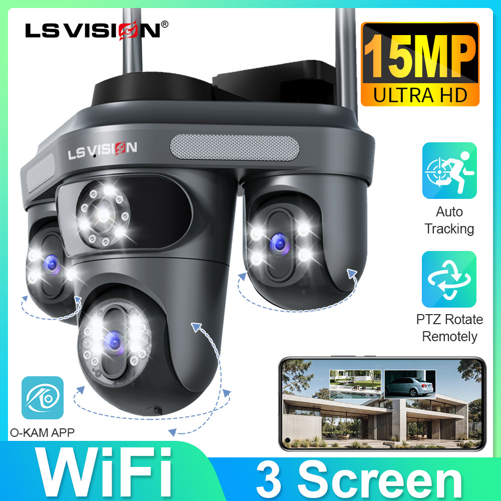 LS VISION 3 スクリーンカメラ WIFI 15MP - Home Cinema Wall Panels のレビューと価格
