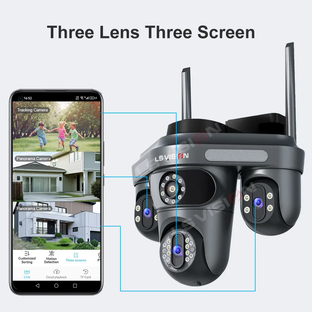 LS VISION 3 スクリーンカメラ WIFI 15MP - Home Cinema Wall Panels のレビューと価格