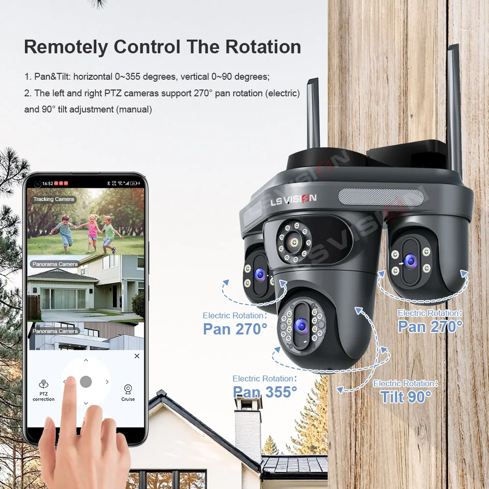 LS VISION 3 スクリーンカメラ WIFI 15MP - Home Cinema Wall Panels のレビューと価格