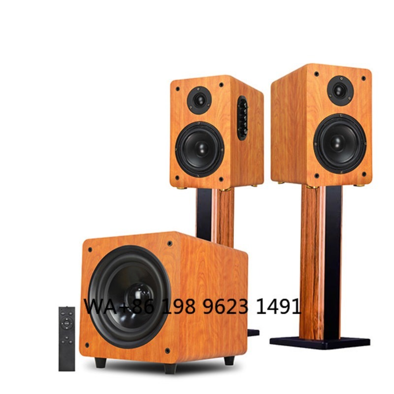 8インチ150W RMS木製パワードサブウーファースピーカー - Home Cinema In のレビューと価格