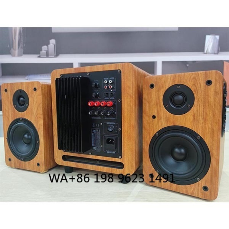 8インチ150W RMS木製パワードサブウーファースピーカー - Home Cinema In のレビューと価格