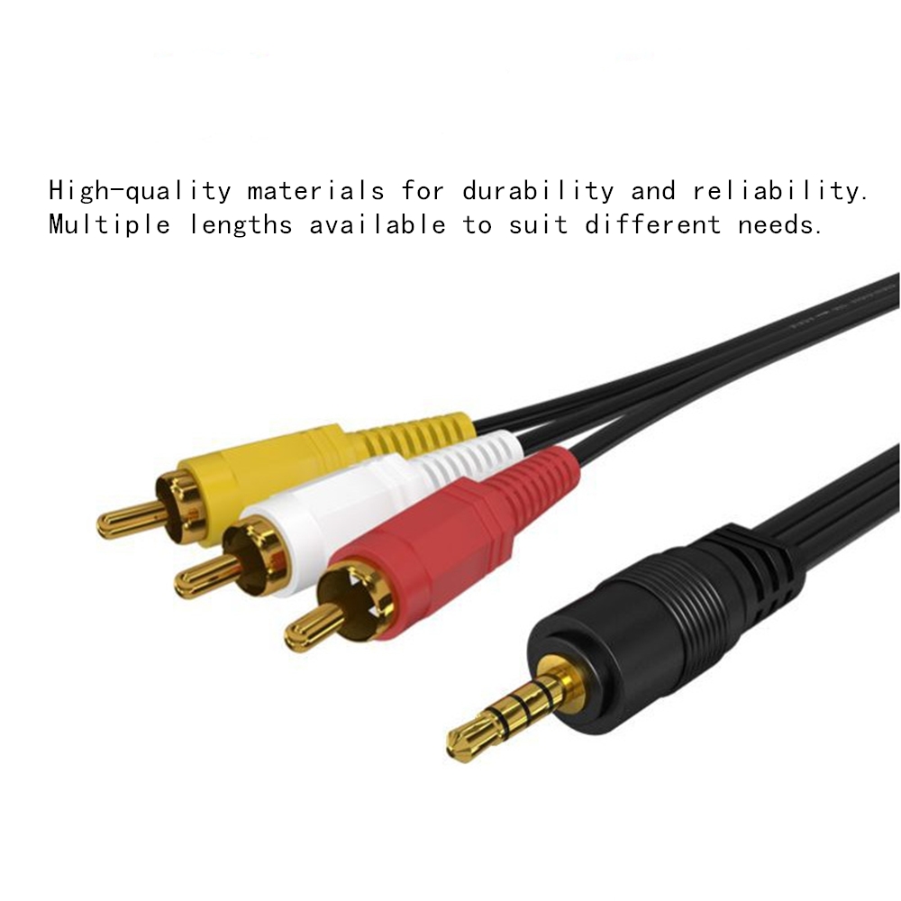 3.5 ミリメートルに 3 RCA オーディオビデオケーブル - Home Cinema Amplifier のレビューと価格