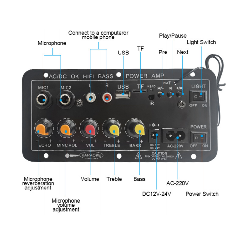 D10 デジタル Bluetooth アンプボード 110V - Home Cinema Amplifier のレビューと価格