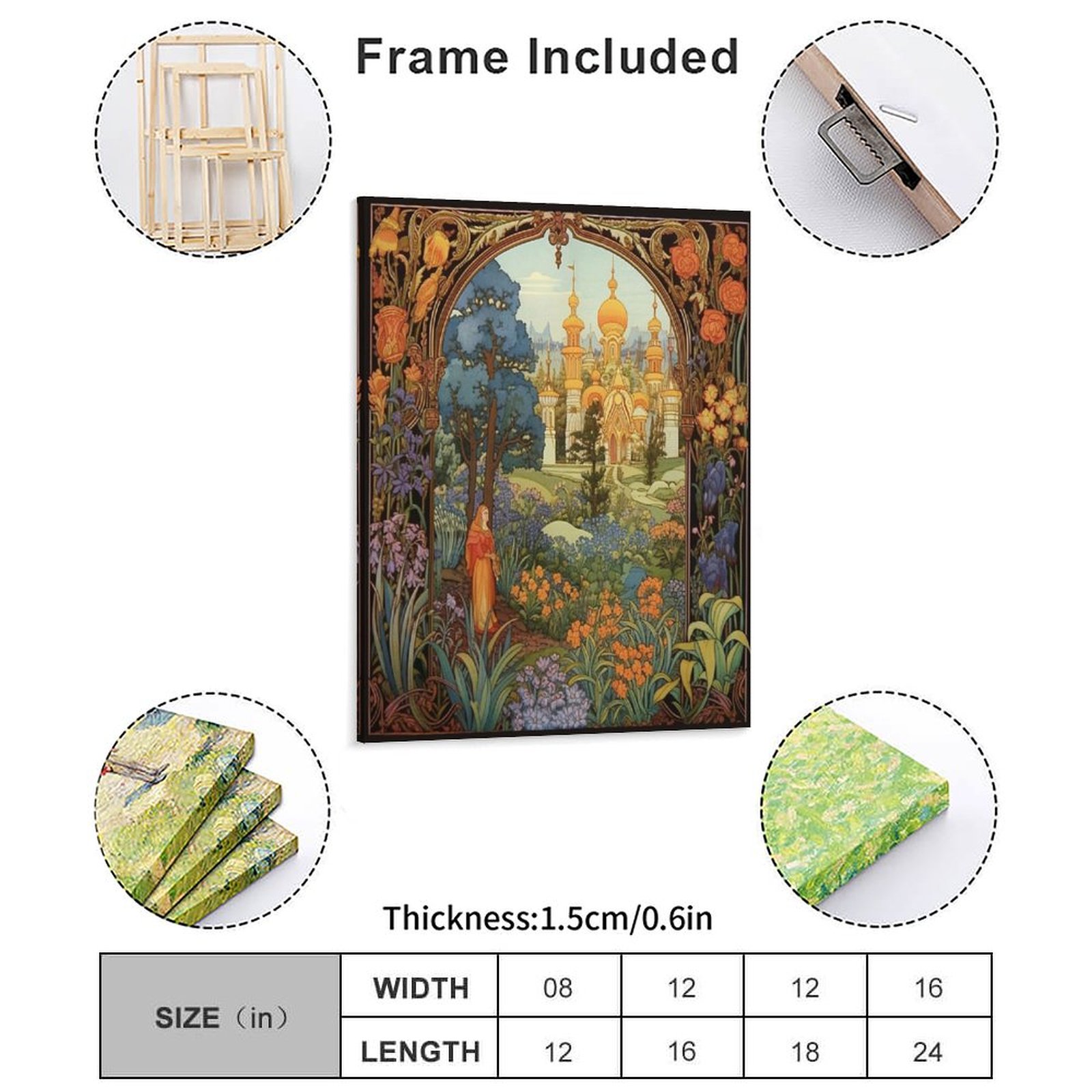 バサリサバーバヤガの小屋で美しいイワン・ビリビンキャンバス絵 - Home Cinema In のレビューと価格