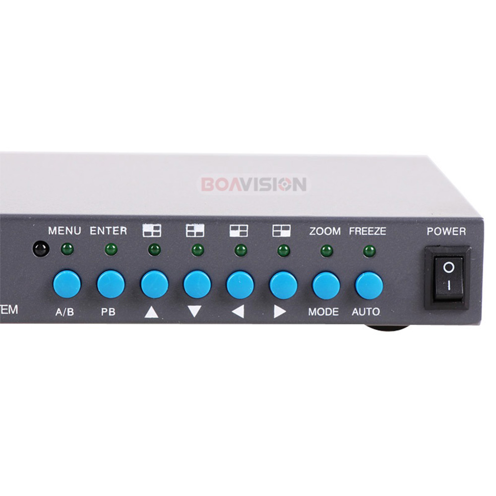 4チャンネルカラービデオデジタルカラークアッドスプリッタープ - Home Cinema Video Processor のレビューと価格