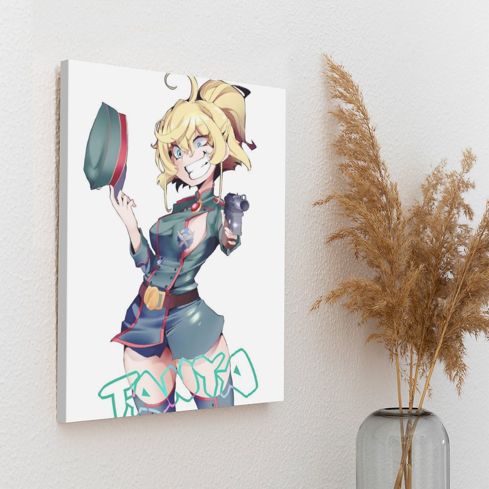 ターニャのサーガ悪のポスターキャンバス絵画シネマガレージホー - Home Cinema In のレビューと価格