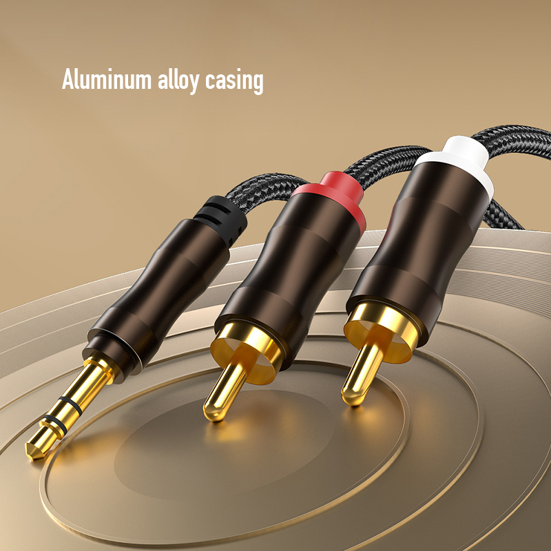 RCA-3.5mmジャックAUXオーディオケーブルHiFiス - Home Cinema Amplifier のレビューと価格