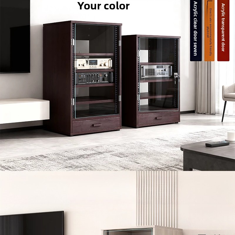 前面透明扉付き8U～16Uアンプキャビネット 家庭用 KTV - Home Cinema Amplifier のレビューと価格