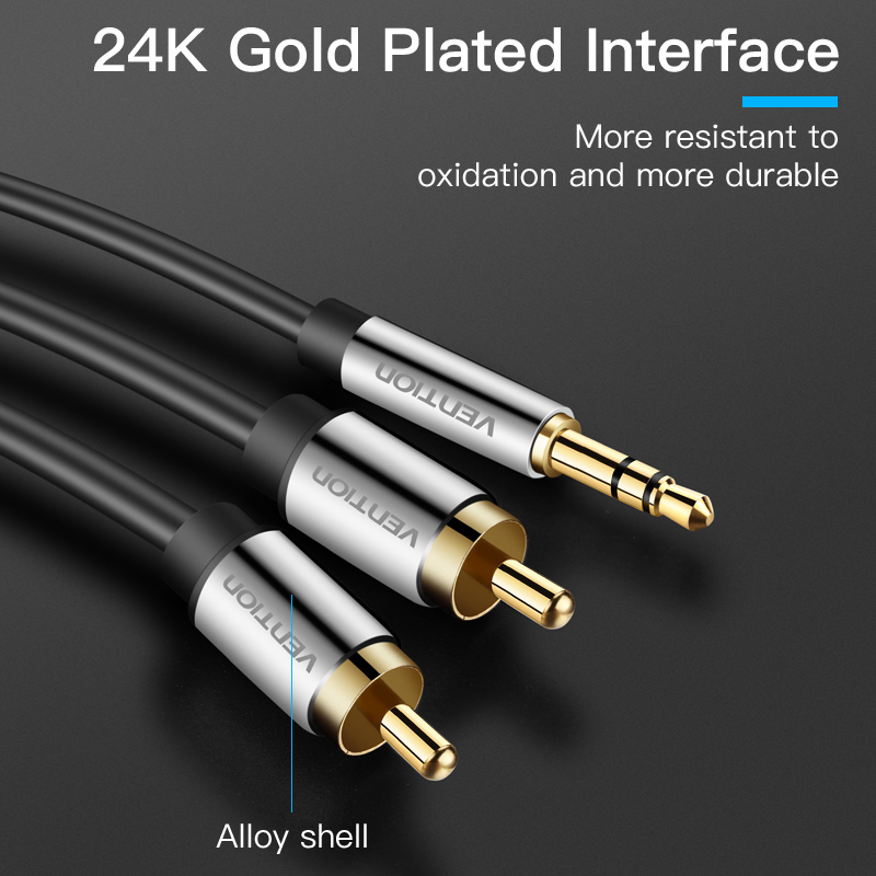 Vention RCA ケーブル 3.5 に 2rca オー - Home Cinema Amplifier のレビューと価格